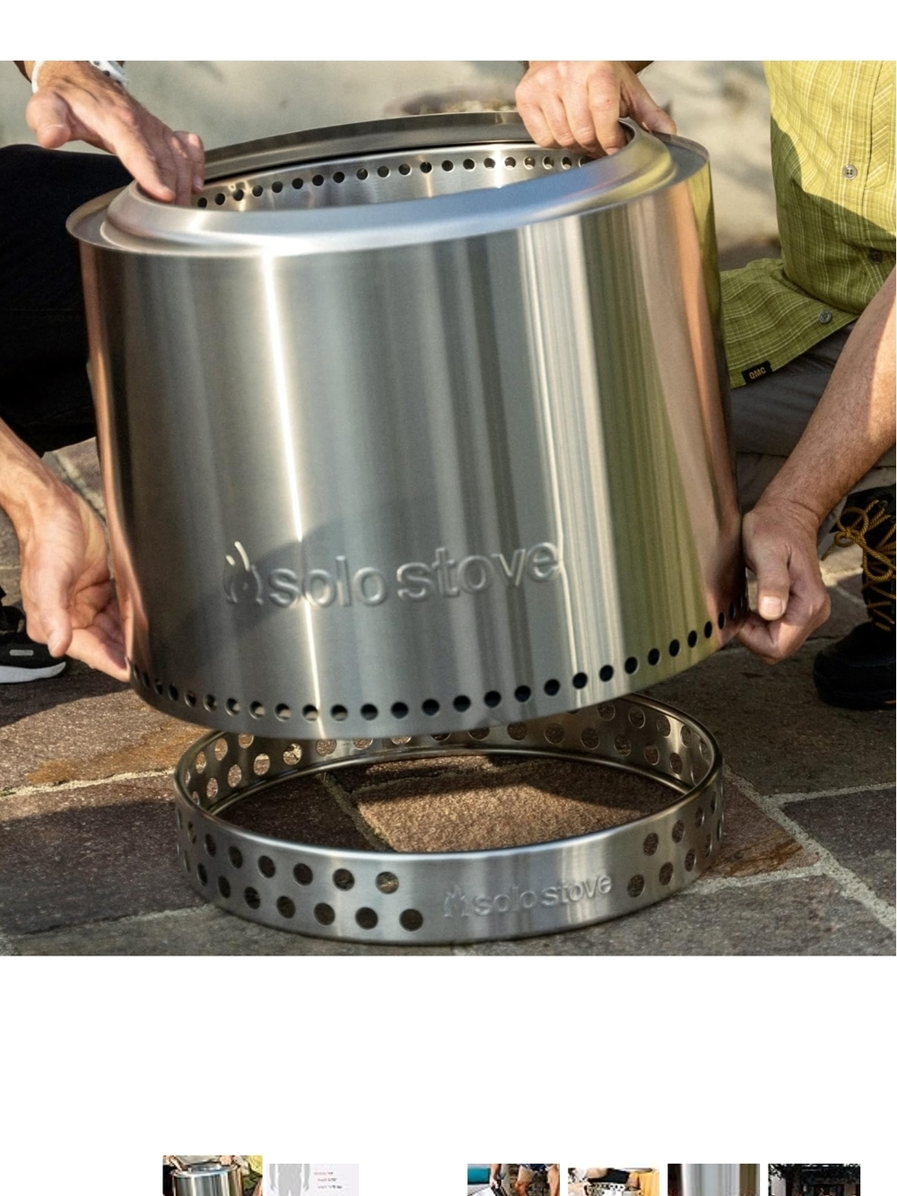 Solo Stove Bonfire Stainless Steel Fire Pit STAND ONLY- Silver